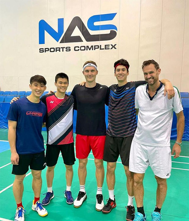 Loh Kean Yew arrives in Dubai to start training with Viktor Axelsen. (photo: Loh Kean Yew's Facebook)
