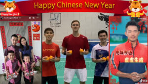 Lee Chong Wei, Lin Dan, Loh Kean Yew, Viktor Axelsen, Cheam June Wei send Lunar New Year Greetings. (photo: Lee Chong Wei, Loh Kean Yew, Viktor Axelsen, Cheam June Wei, Lin Dan's social media pages)
