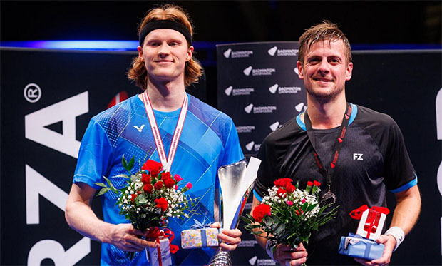 Anders Antonsen wins the fourth Denmark National Championships title. (photo: Allan Høgholm)