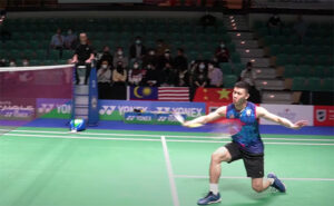 Lee Zii Jia is set to face Kunlavut Vitidsarn in the 2022 German Open semi-final. (photo: Badminton German)