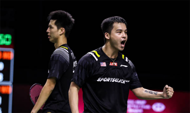 Ong Yew Sin/Teo Ee Yi advance to the Swiss Open quarter-finals. (photo: Shi Tang/Getty Images)