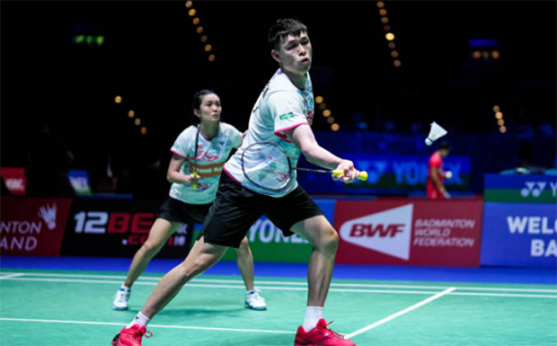 Tan Kian Meng/Lai Pei Jing, Aaron Chia/Soh Wooi Yik enter the Swiss Open semis. (photo: Shi Tang/Getty Images)