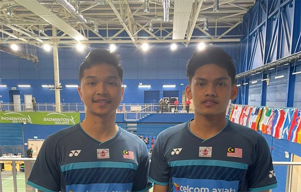 Junaidi Arif/Muhammad Haikal Shock Christo Popov/Toma Junior Popov To enter 2022 Orleans Masters 2nd round. (photo: BAM)