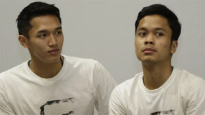 Jonathan Christie (L) and Anthony Sinisuka Ginting to spearhead Indonesia's challenge at the 2022 Badminton Asia Championships. (photo: Bola.com/Vitalis Yogi Trisna)
