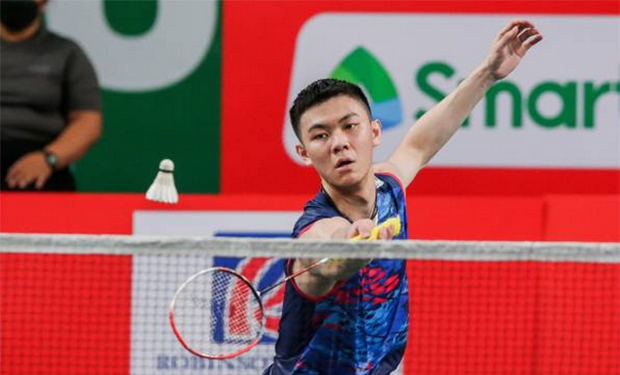 Lee Zii Jia advances to the 2022 Badminton Asia Championships quarter-finals. (photo: Xinhua)