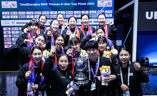 Congratulations to Sim Yu Jin and the Korean women's team for winning the 2022 Uber Cup! (photo: Shi Tang/Getty Images)