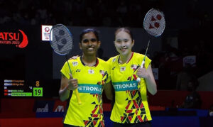 Pearly Tan/Thinaah Muralitharan enter the 2022 Indonesia Masters semi-finals.