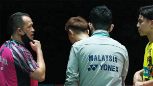Rexy Mainaky is being critical of Goh Sze Fei/Nur Izzuddin's performance at Singapore Open.