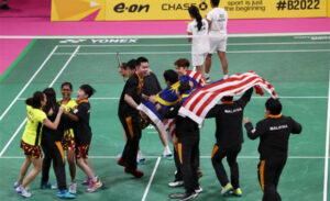Congratulations to the Malaysian team for winning the 2022 Commonwealth Games mixed team gold. (photo: AFP)