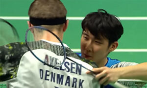 Loh Kean Yew and Viktor Axelsen are to play each other for the 2nd time in 7 days in the 2022 French Open quarter-finals.