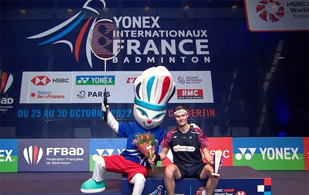 Congratulations to Viktor Axelsen for winning the 2022 French Open.