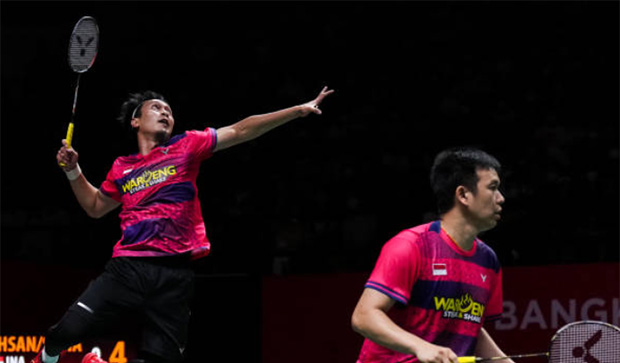 Hendra Setiawan/Mohammad Ahsan are eying success at the 2024 Paris Olympics. (photo: Shi Tang/Getty Images)