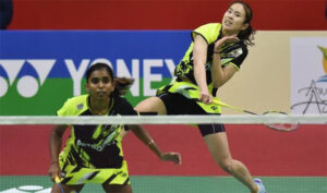 Pearly Tan/Thinaah Muralitharan enter the 2023 Indonesia Masters semi-finals. (photo: Shi Tang/Getty Images)
