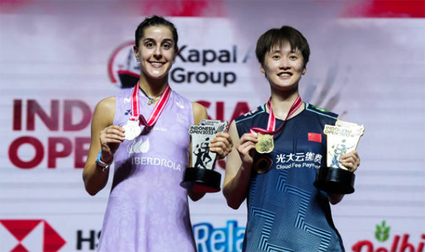 Chen Yufei wins her first Indonesia Open title. (photo: Shi Tang/Getty Images)
