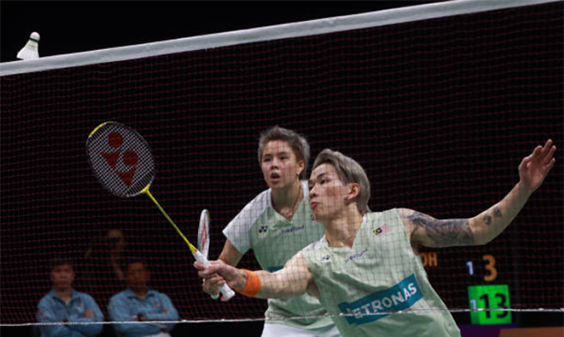 Chen Tang Jie/Toh Ee Wei cruise into the 2023 Taipei Open final. (photo: Shi Tang/Getty Images)
