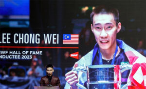 Lee Chong Wei shares his opinion on Wong Tat Meng/Lee Zii Jia vs. BAM. (photo: Bernama)