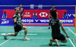 Aaron Chia/Soh Wooi Yik exact revenge against Seo Seung Jae/Kang Min Hyuk in the 2023 China Open semi-finals. (photo: Shi Tang/Getty Images)