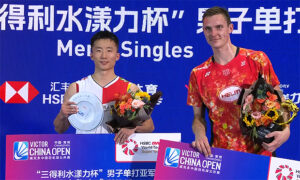 Viktor Axelsen wins the 2023 China Open title. (photo: YouTube)