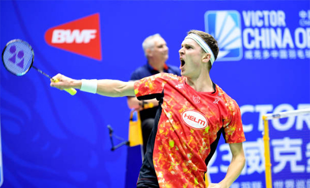Viktor Axelsen is set to clash with Loh Kean Yew in the 2023 China Open quarter-finals: (photo: Shi Tang/Getty Images)