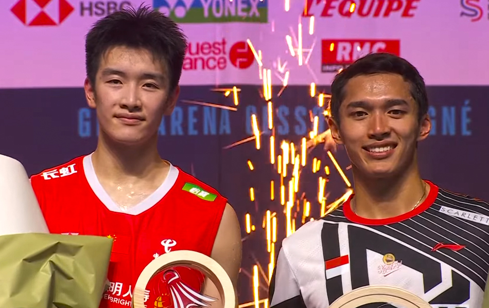 This victory at the French Open marks Jonatan Christie's third title of 2023, adding to his successes in the Super 500 Indonesia Masters and Hong Kong Open tournaments. (photo: BWF)