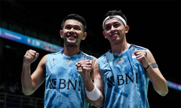 Fajar Alfian and Muhammad Rian Ardianto currently hold the seventh position in the world rankings. (photo: Shi Tang/Getty Images)