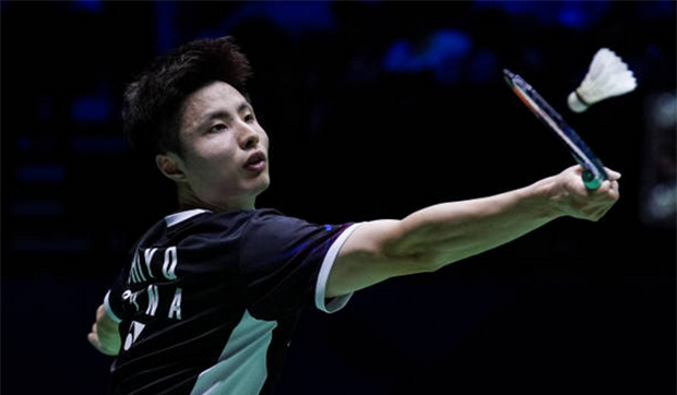 Shi Yuqi to take on Kunlavut Vitidsarn in the 2024 French Open final. (photo: Shi Tang/Getty Images)