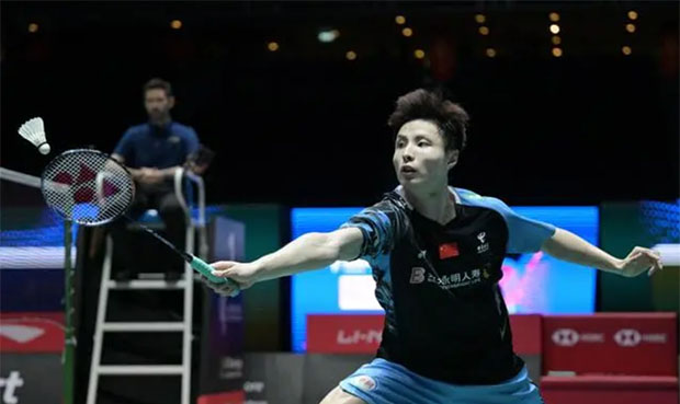 Shi Yuqi to face compatriot Li Shifeng in the 2024 Singapore Open final. (Photo: Xinhua)