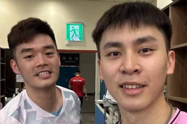Wang Chi-Lin to partner with Chiu Hsiang-Chieh at Japan and Korea Opens. (Photo: Liberty Times)