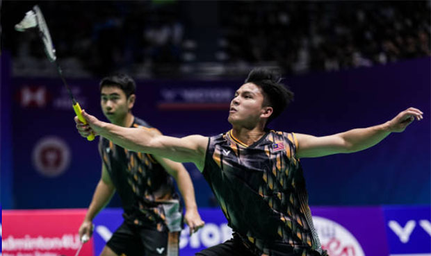 Nur Izzuddin/Goh Sze Fei to play Liang Wei Keng/Wang Chang in the 2024 Arctic Open semifinals. (Photo: AFP)
