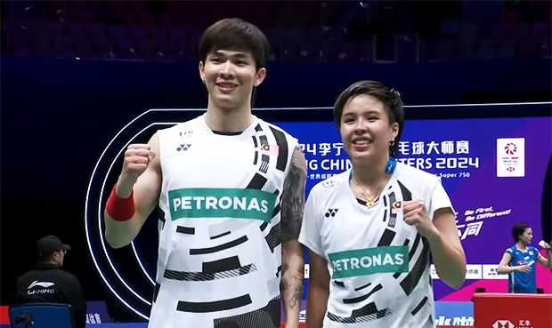 Chen Tang Jie/Toh Ee Wei stage the greatest comeback ever in the history Of Badminton at 2024 China Masters quarter-finals against Guo Xin Wa/Chen Fang Hui of China. (Photo: BWF)