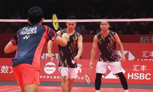 Goh Sze Fei and Nur Izzuddin fight through tough semifinal match to enter the final of the 2024 BWF World Tour Finals. (Photo: BWF)