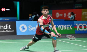 Leong Jun Hao makes India Open second round. (Photo: Shi Tang/Getty Images)
