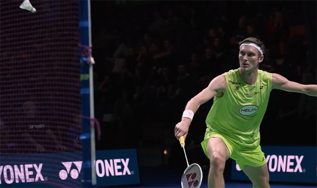 Viktor Axelsen faces tough challenge from Riku Hatano of Japan in the first round of the 2025 German Open. (Photo: AFP)