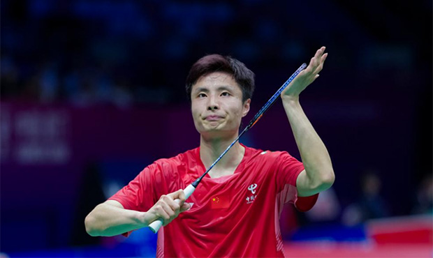 Shi Yuqi emerges as the leader for China's Sudirman Cup campaign. (Photo: Xinhua)