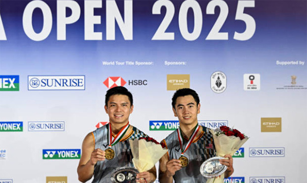 Congratulations to Goh Sze Fei and Nur Izzuddin on becoming the new World No. 1 men’s doubles pair!(Photo: AFP)