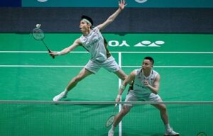 Aaron Chia and Soh Wooi Yik advance into the quarterfinals of the 2026 India Open. (Photo: Xinhua)