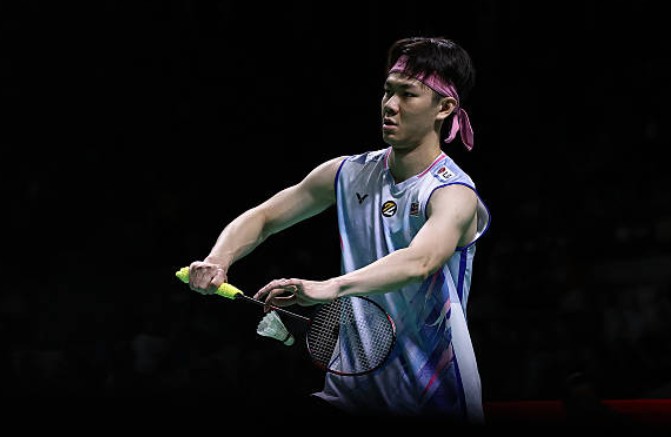 Malaysia’s Lee Zii Jia competes at the Swiss Open badminton tournament in Basel. (Photo: AFP)